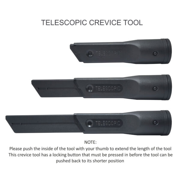 Basic Tool Set, 32 MM Includes Telescoping Crevice Tool, Upholstery Nozzle, Rotatable Round Furniture Brush, Imported - Image 5