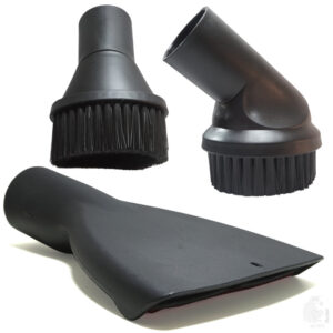 Basic Vacuum Cleaner Accessory Kit, Includes Mattress nozzle and 2 round brush, 35 MM, Imported