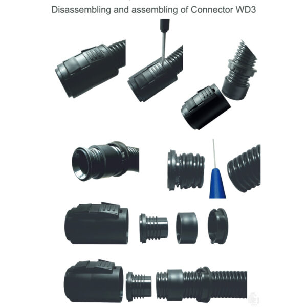 Flexible Hose Connector Compatible for Karcher WD 4 - Image 7