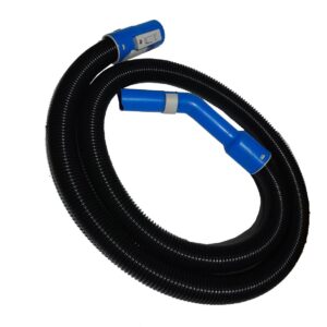 VCS HOSE Compatible FOR Eureka Forbes Wet And Dry Vacuum Cleaner, WD Blue And White, Only Black Hose 2 Meter (BLUE CONNECTORS NOT PROVIDED)