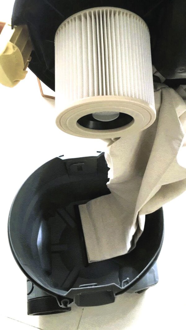 Reusable Vacuum Cleaner Filter with Butterfly Hose Clamp, Compatible with KARCHER Wet and Dry Vacuum Cleaner NT 22/1 Ap L - Image 7