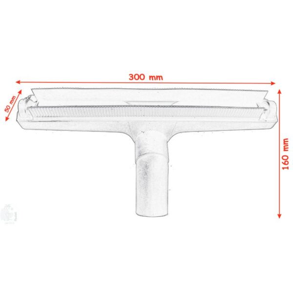 32 MM Brush for Wet Floor Cleaning for Indoor And Outdoor, Suitable for Wooden-, Stone- and Tile Flooring, Sliding on 2 Wheels, Imported - Image 6