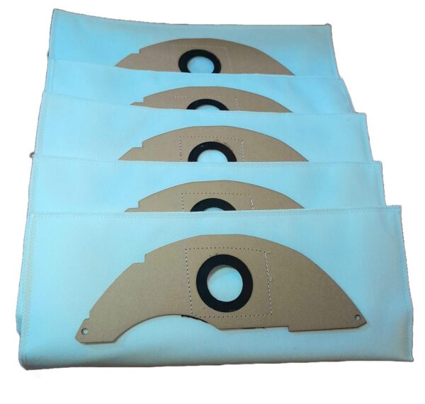 VCS Fleece Filter Bag, 3 Layers, Set Of 5, Compatible With KARCHER Wet and Dry Vacuum Cleaner NT 22/1 Ap L - Image 2
