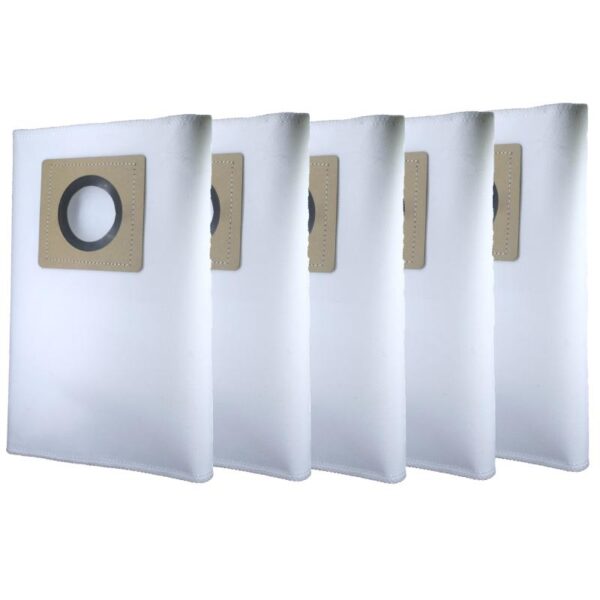 VCS Fleece Dust Bags Set Of 5 Compatible For KARCHER Wet and Dry Vacuum Cleaner NT 30/1 Tact L - Image 2