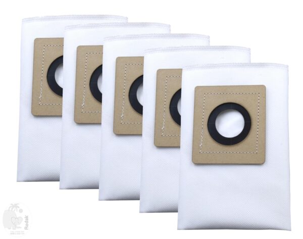 VCS Fleece Dust Bags Set Of 5 Compatible For KARCHER Wet and Dry Vacuum Cleaner NT 30/1 Tact L