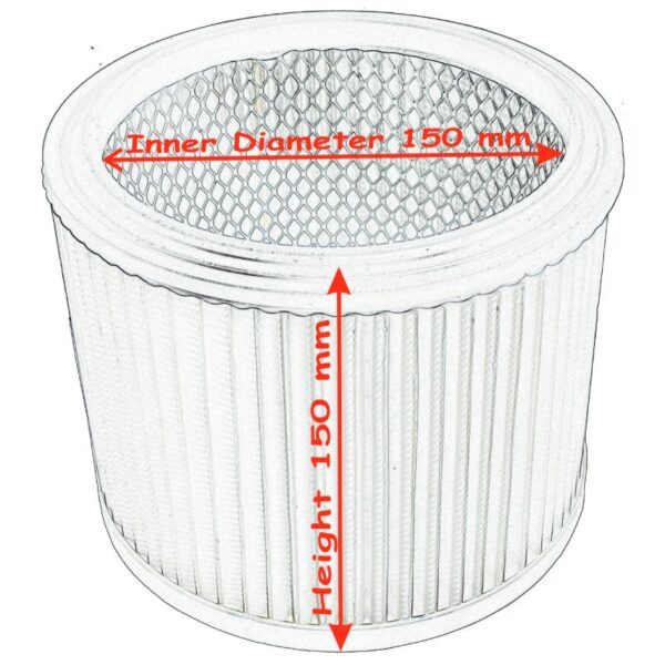 VCS Cartridge Filter Washable Comactable for Eureka Forbes Wet And Dry Vacuum Cleaner, WD Blue And White - Image 3