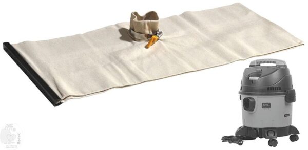 Vacuum Cleaner Cotton Filter Bag with Jubli Clip Compatible for BLACK+DECKER WDBDS30, WDBDS20-IN, WDBD15-IN, WDBD10-IN