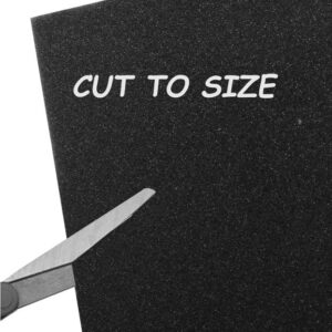 2 Universal Foam Filter, Cut to Size for All Vacuum Cleaners with Exhaust Foam Filter 8mm x 200mm x 250mm