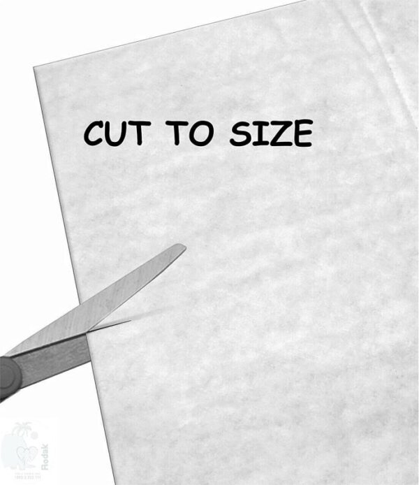 2 Universal Micro Filter, Cut to Size for All Vacuum Cleaners with Exhaust Micro Filter Features
