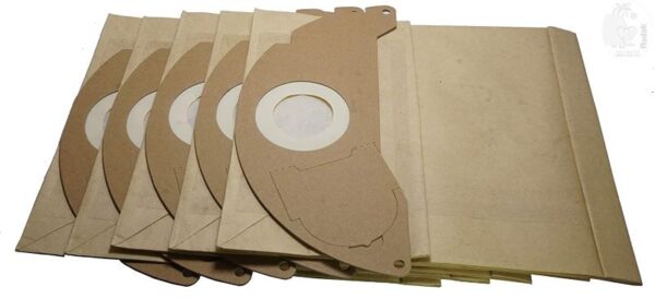 5 Paper Dust Bags compatible with Karcher WD2 - Image 3